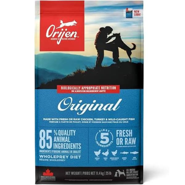 غذای خشک سگ بالغ اوریجن با طعم مرغ و گوشت 11.4 کیلوگرم Orijen Original Adult Dog