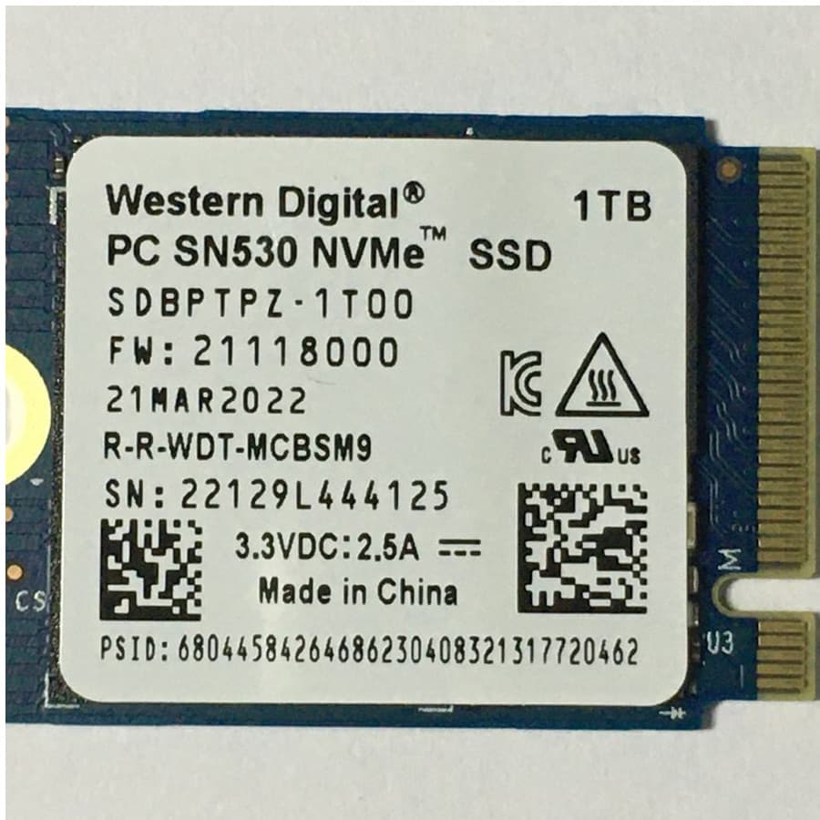 هارد ssd وسترن دیجیتال 1 ترابایت مخصوص مایکروسافت سرفیس پرو 9/10/11