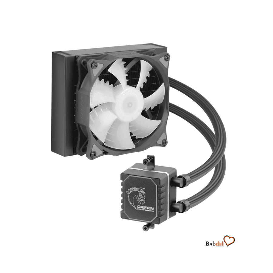 خنک کننده پردازنده آبی گرین FAN CPU GREEN GLACIER 120 ECO-ARGB — تصویر ۴