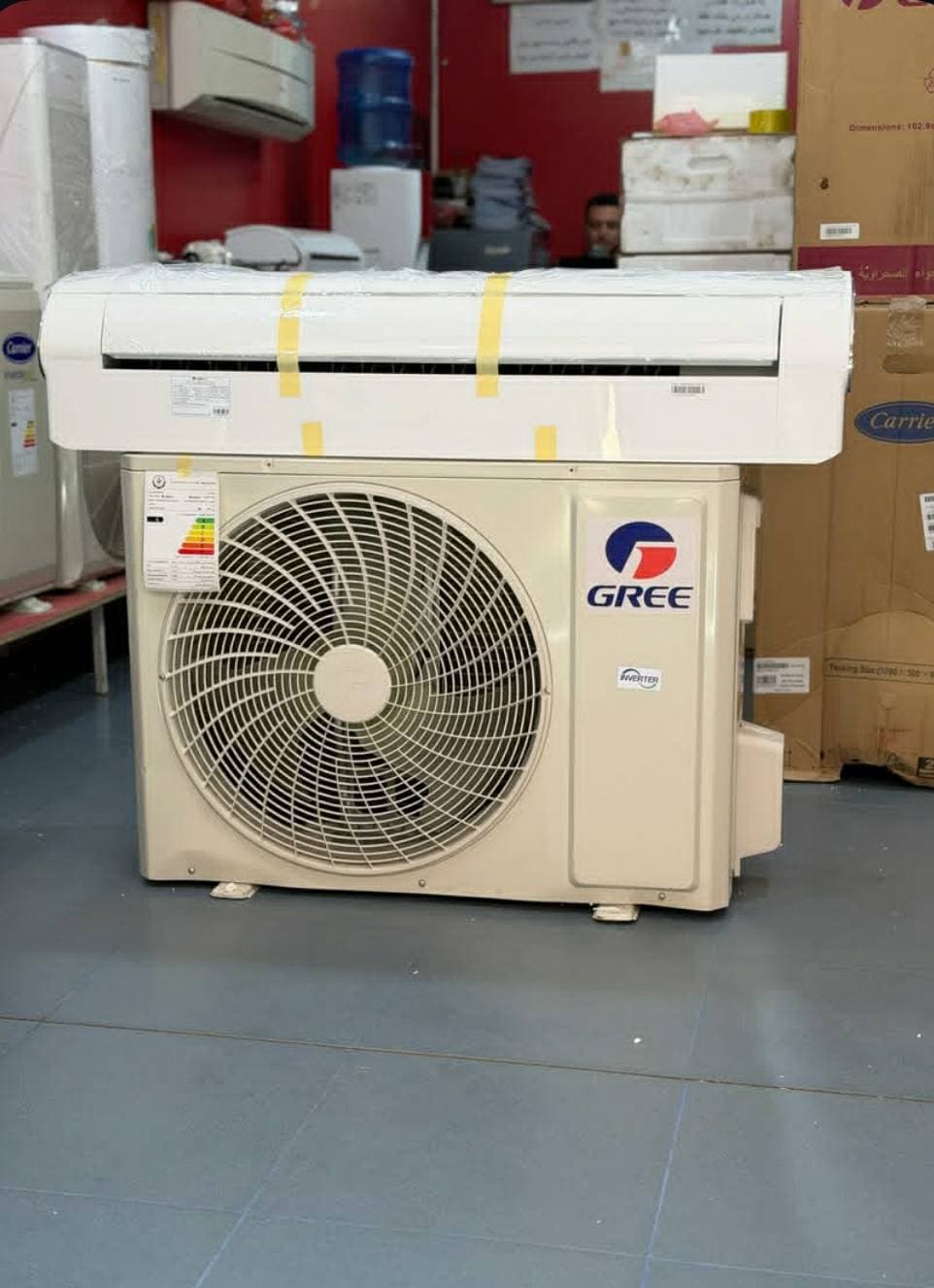 کولر گازی گری 24000 اینورتر تروپیکال T3 دارای وای فای سری G-time سال ساخت 2026 مدل GWH24BCEXF-S3DTA1C (کارتن قرمز) — تصویر ۴