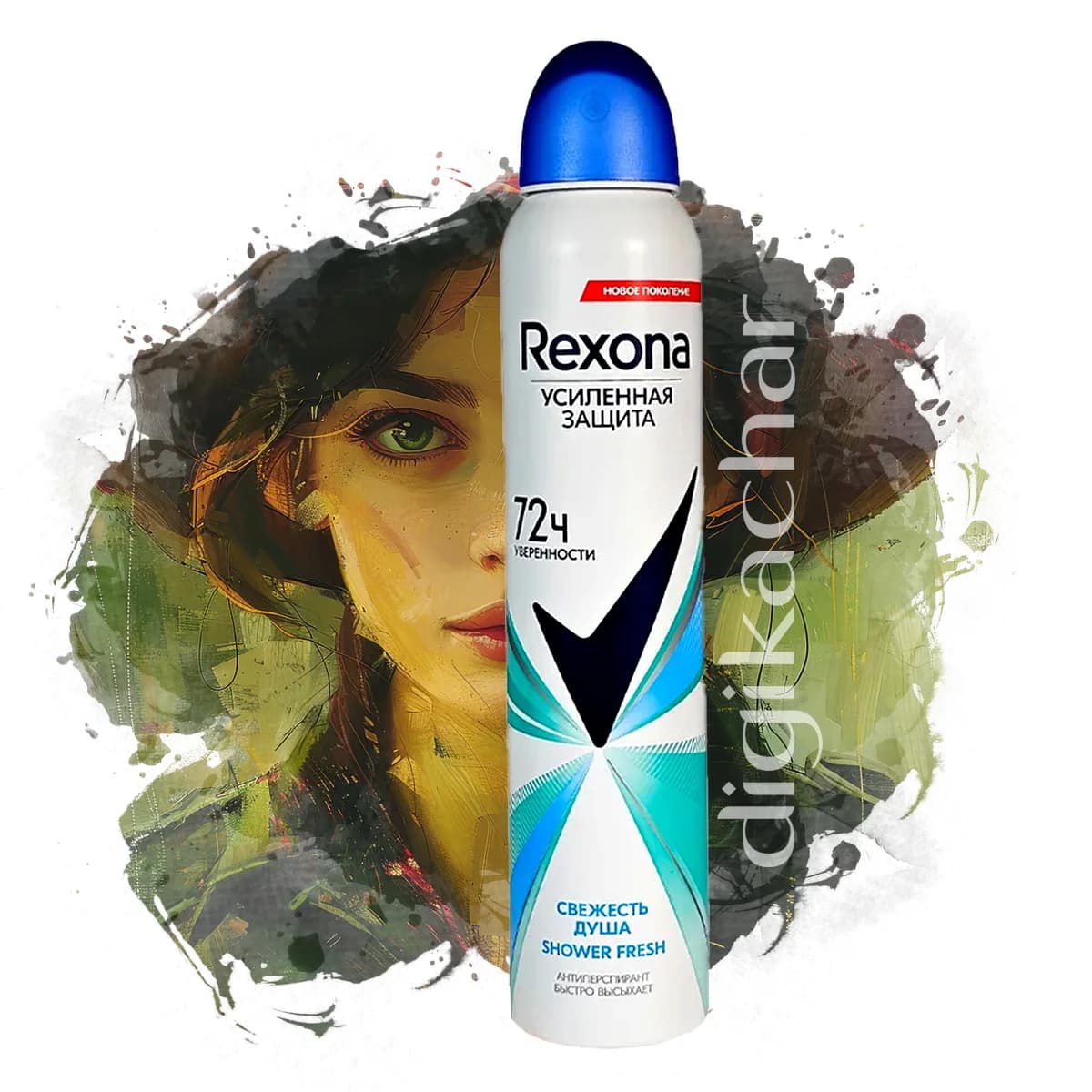 اسپری ضد تعریق زنانه رکسونا مدل Rexona Shower Fresh 72 حجم 200 میلی لیتر — تصویر ۲