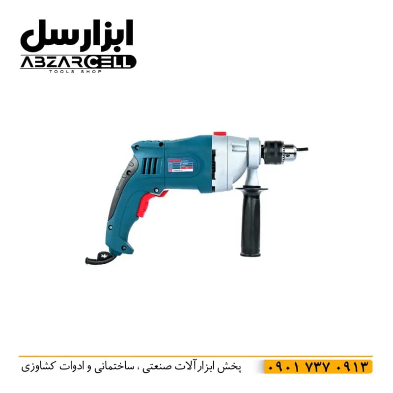دریل چکشی 850 وات آروا 5339| اصل| ضمانت 12 ماه| نیم تنه فلزی| سیم پیچ مسی — تصویر ۳