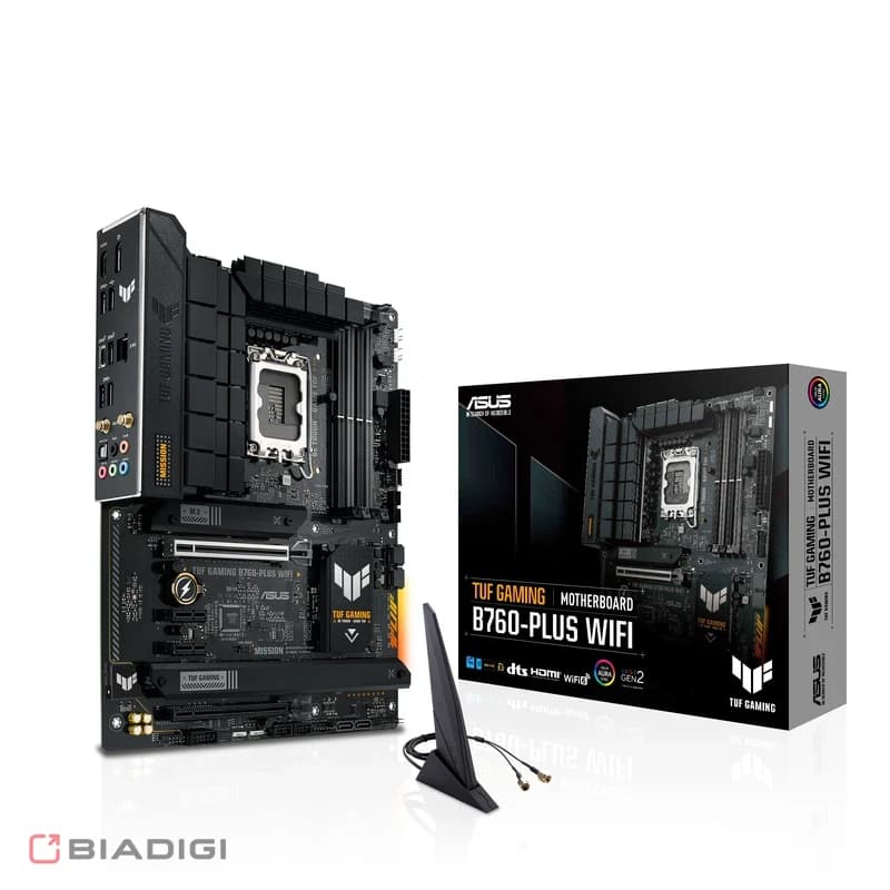 مادربرد ASUS TUF GAMING B760-PLUS WIFI — تصویر ۲