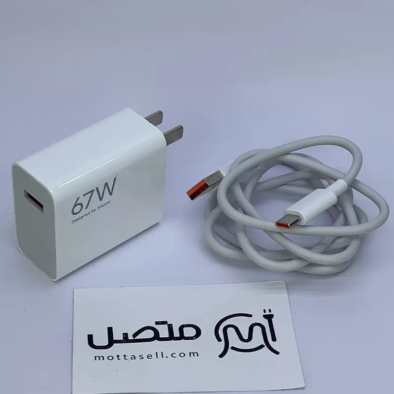 شارژر اصلی سرکارتنی 67 وات توربو شارژ MDY-12-EF شیائومی به همراه کابل اصلی 6A — تصویر ۷