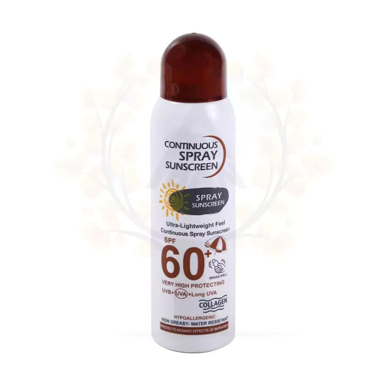اسپری ضد آفتاب بی رنگ وکالی با SPF60 حجم 230 میل — تصویر ۲