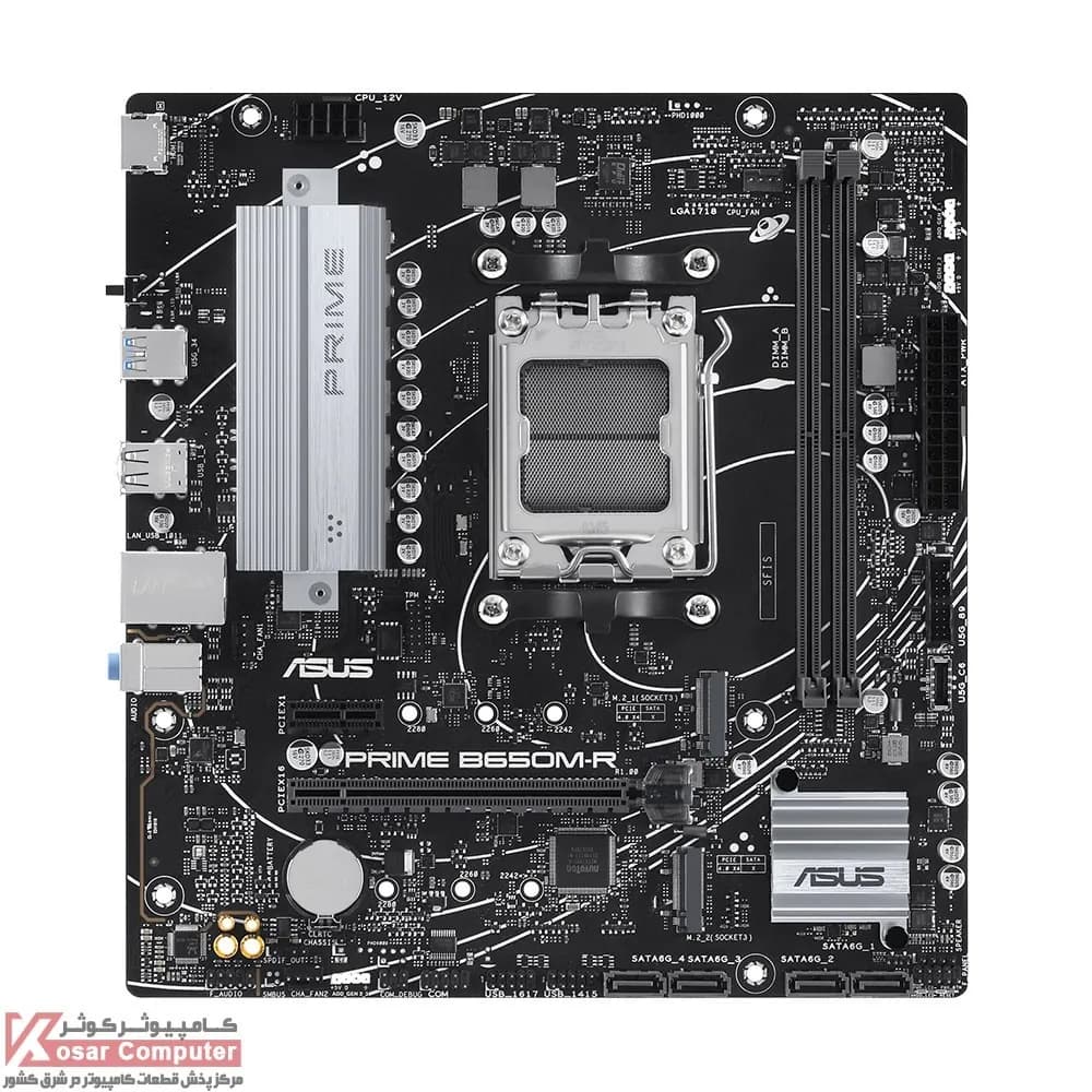مادربرد ایسوس مدل Prime B650M-R — تصویر ۶