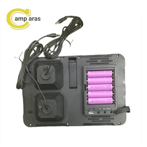 پنل شارژی خورشیدی 8 وات 2 چراغ LED پاوربانکی — تصویر ۶