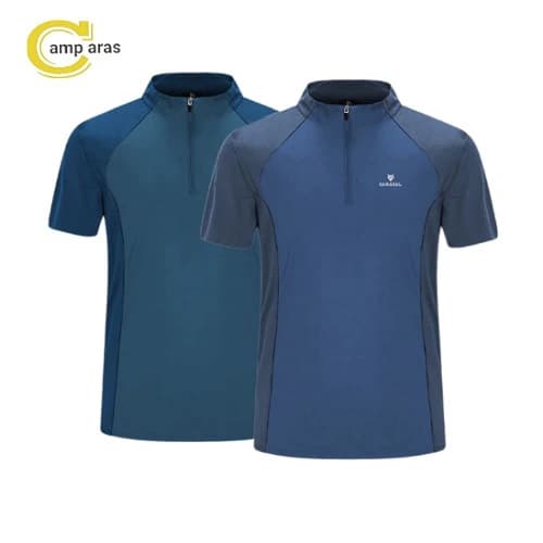 تیشرت نیم زیپ مردانه کاراکال مدل CA-C3045A — تصویر ۵