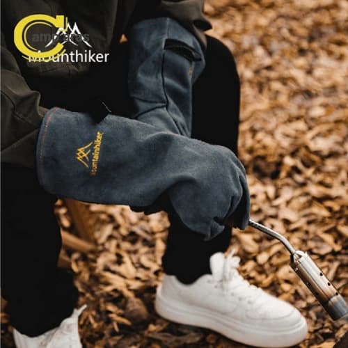 دستکش کمپینگ نسوز چرم ماونتین هایکر SZK546 ضد حریق — تصویر ۸