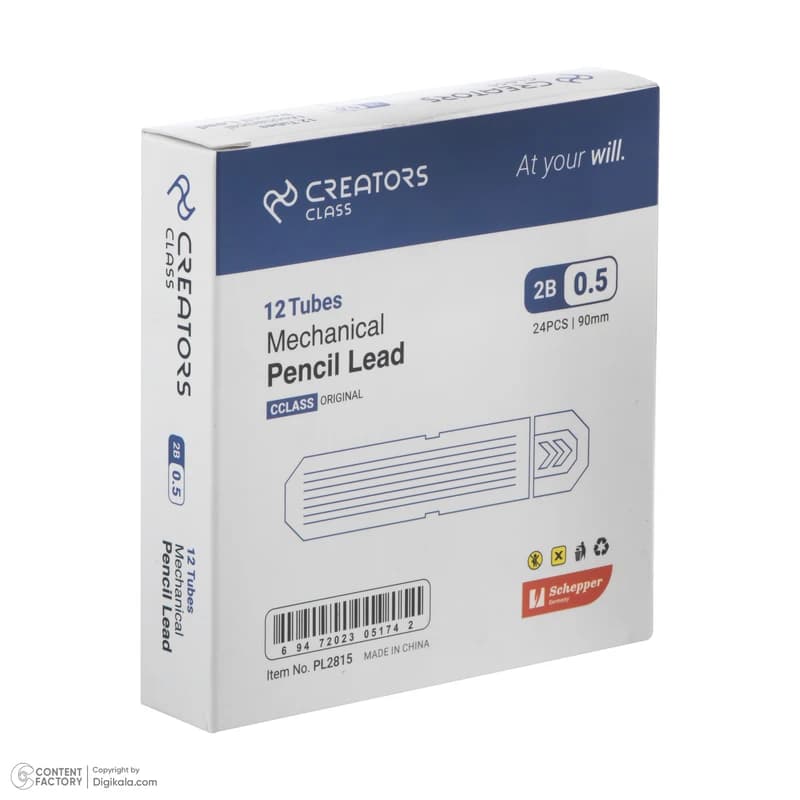 نوک مداد نوکی 0.5 میلی متری کریتورز کلاس مدل PL2815 بسته 12 عددی — تصویر ۸