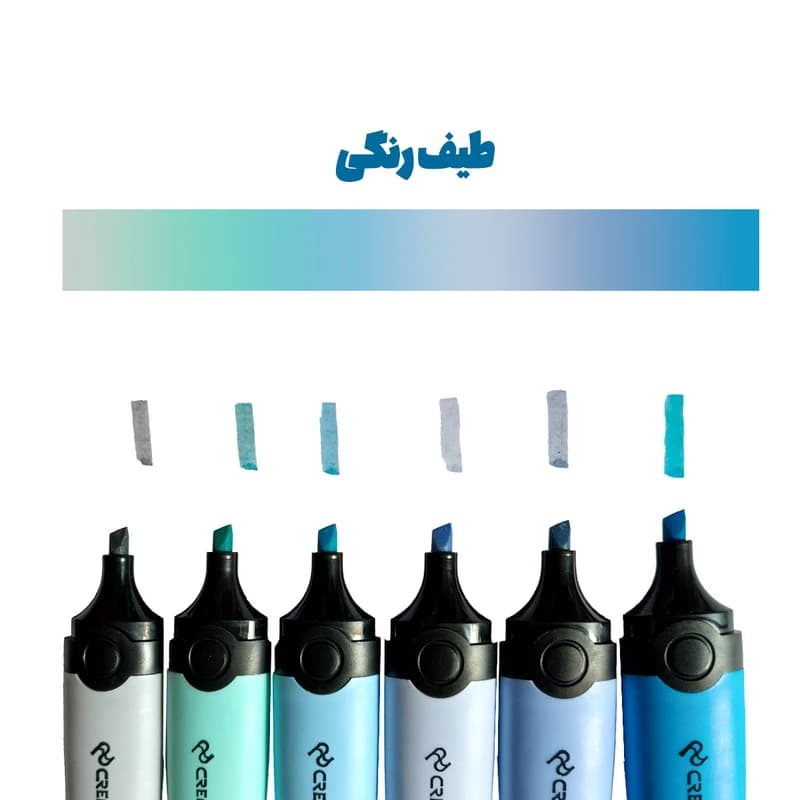 ماژیک علامت گذار کریتورز سی کلاس مدل لومو به همراه استیک نوت بسته 25 عددی — تصویر ۸