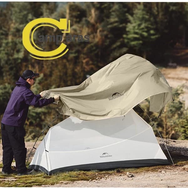 چادر دونفره دوپوش نیچرهایک کد CNK2350WS020 پوشش 20D — تصویر ۵