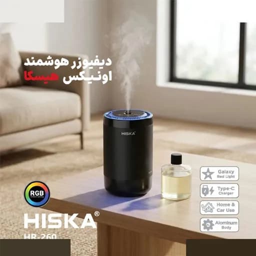 خوشبوکننده خودرو هیسکا Hiska HR-260 Fragrance — تصویر ۴