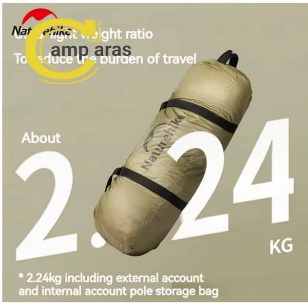 چادر 1 نفره کمپینگ نیچرهایک مدل CNK2450WS029 اصل — تصویر ۶