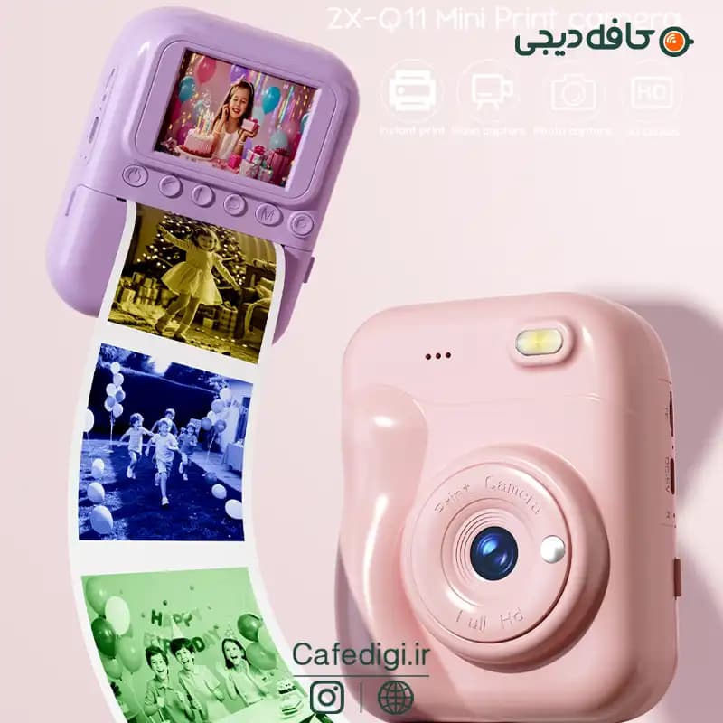 دوربین چاپ سریع Print Camera Q11 Mini — تصویر ۳