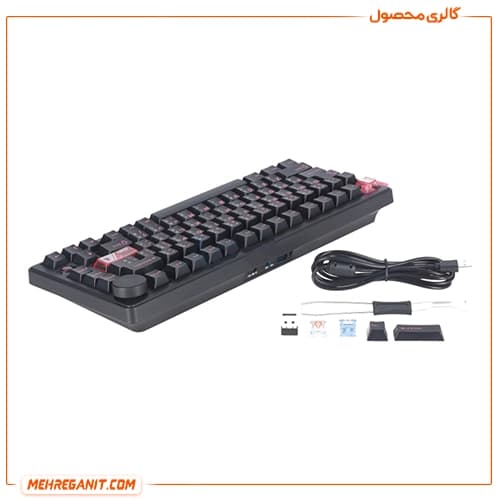 کیبورد گیمینگ اونیکوما مدل MT706 مشکی — تصویر ۱۲