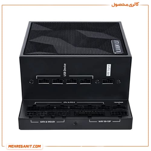 پاور کامپیوتر لیان لی مدل EDGE 1000W UK Gold مشکی — تصویر ۵