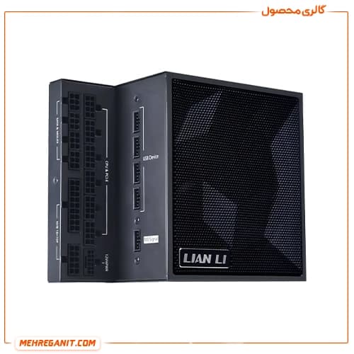 پاور کامپیوتر لیان لی مدل EDGE 1000W UK Gold مشکی — تصویر ۴