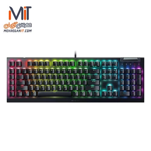 کیبورد گیمینگ ریزر مدل BlackWidow V4 X (Green Switch) — تصویر ۹