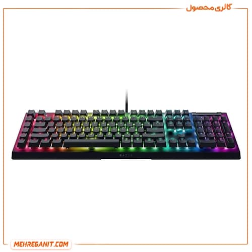 کیبورد گیمینگ ریزر مدل BlackWidow V4 X (Green Switch) — تصویر ۲