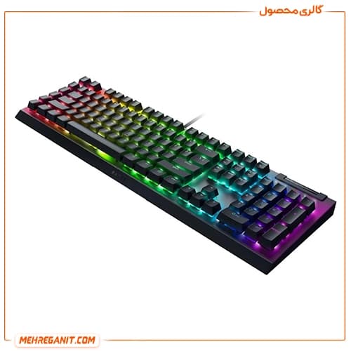کیبورد گیمینگ ریزر مدل BlackWidow V4 X (Green Switch) — تصویر ۵