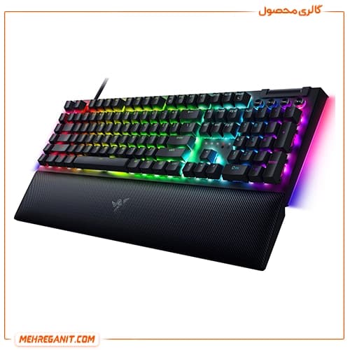 کیبورد گیمینگ ریزر مدل BlackWidow V4 (Green Switch) — تصویر ۱۱