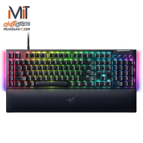 کیبورد گیمینگ ریزر مدل BlackWidow V4 (Green Switch) — تصویر ۵