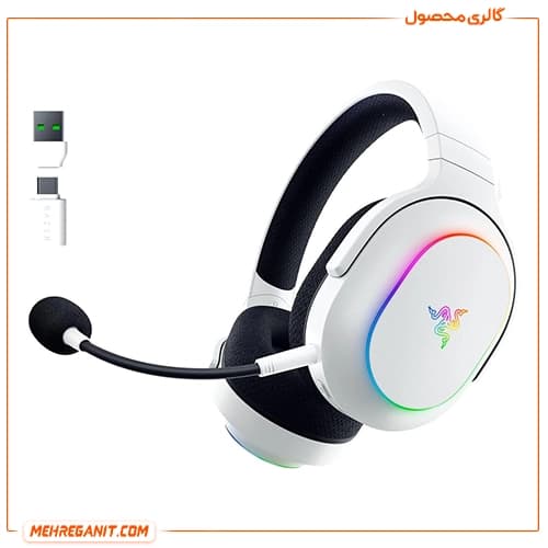 هدست گیمینگ ریزر مدل Barracuda X Chroma سفید — تصویر ۱۰