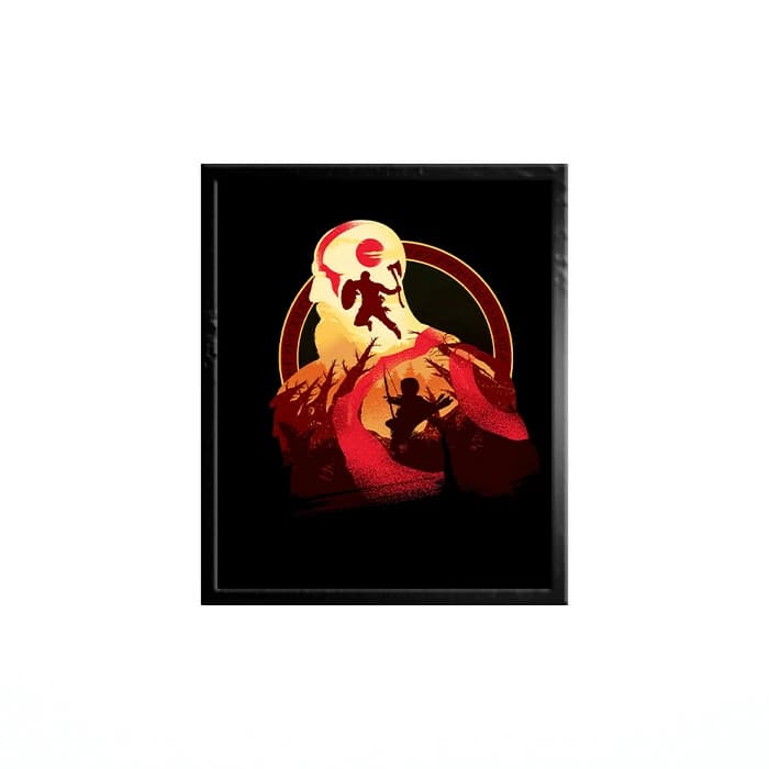 تابلو گیمینگ طرح God of War — تصویر ۲
