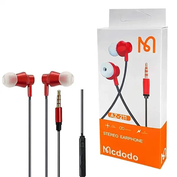 هنزفری سیمی مدل AZ-211 برند Mcdodoo — تصویر ۹