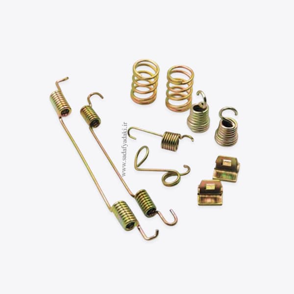 فنر نیم ست (8تیکه) لنت عقب پژو 405(چپ) IPNC — تصویر ۳