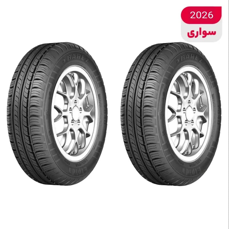 لاستیک خودرو بارز مدل P640 سایز 15 / 65 / 185 میلی‌متر تولید سال 2026 – 2 حلقه