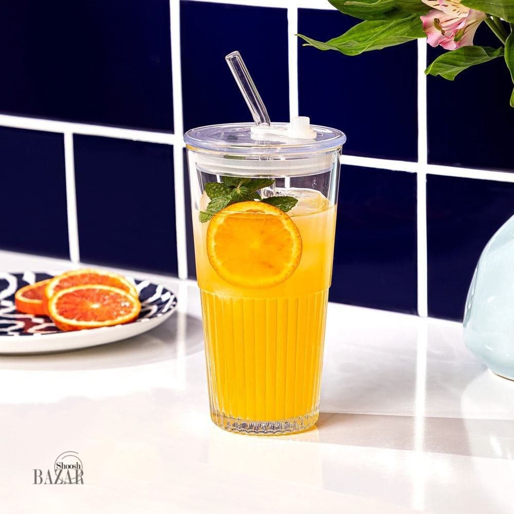 لیوان شیکر شیشه ای 500 سی سی لیمون کد 2512 — تصویر ۴