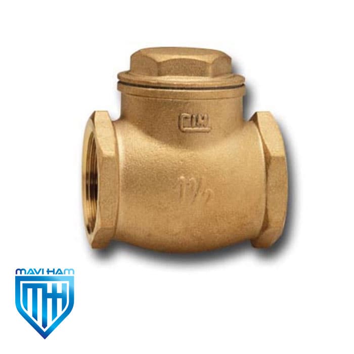 شیر یکطرفه دریچه ای برنجی سیم ایتالیا Cim 80- PN16 — تصویر ۳