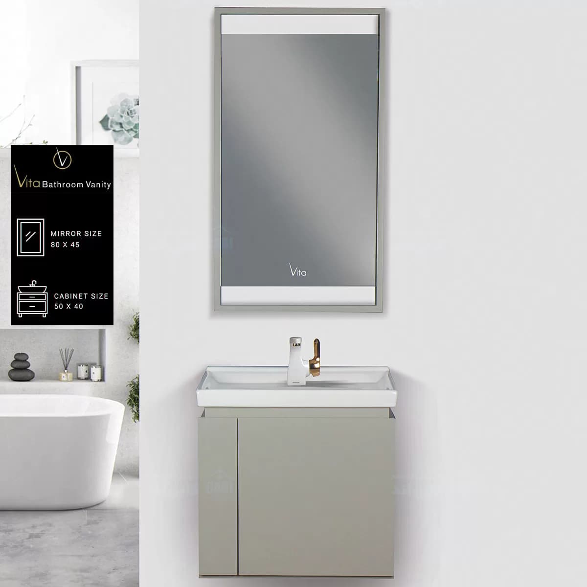 کابینت روشویی ویتا 3080 پریمیوم — تصویر ۳