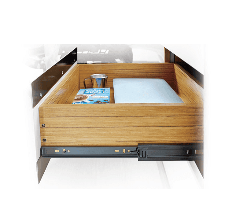 ریل ساچمه ای 3 تکه تلسکوپی45 کیلوگرمی P2O فشاری مشکی عمق 35 فانتونی کد B332