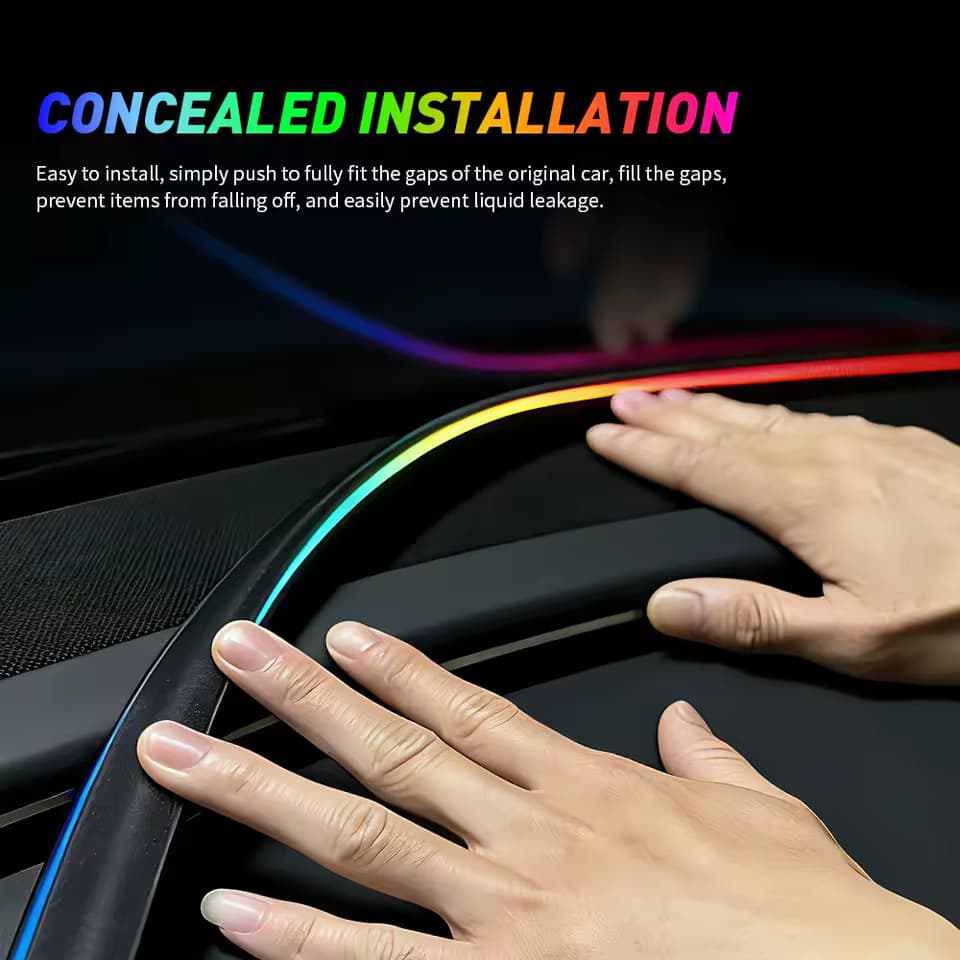 الوایر شیشه جلو 7 رنگ مدل RGB — تصویر ۶