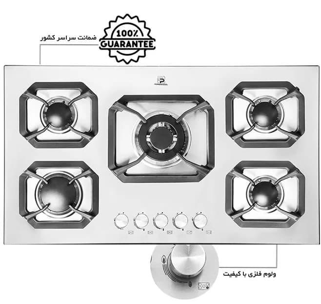گاز پرنیان استیل PB 5111 — تصویر ۲