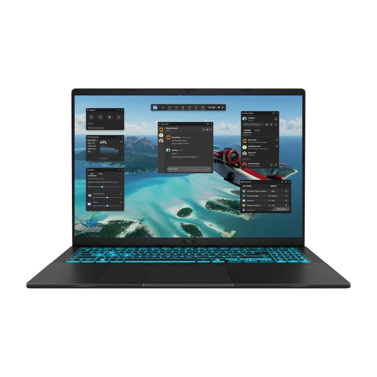 لپ تاپ ایسوس 16 اینچی مدل V16 V3607VM Core 7 240H 64GB 3TB RTX5060 — تصویر ۹