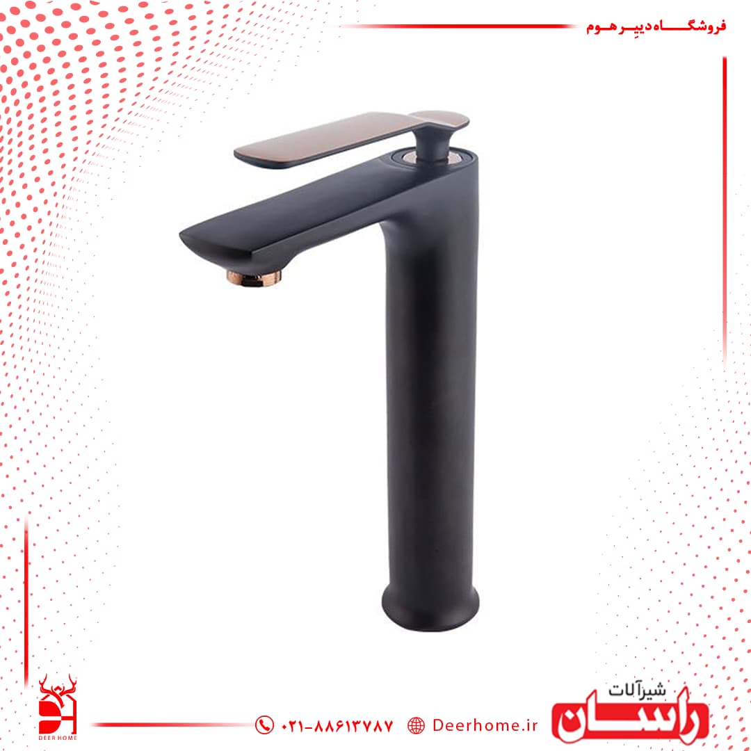 شیر روشویی پایه بلند راسان مدل آوات — تصویر ۱۰