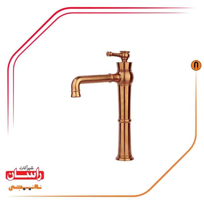شیر ظرفشویی آشپزخانه راسان مدل الیزه — تصویر ۳