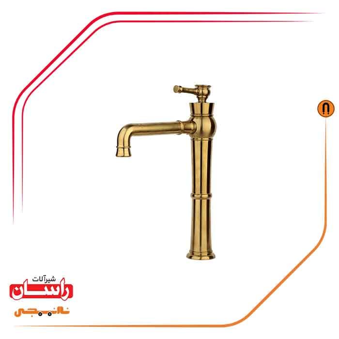 شیر ظرفشویی آشپزخانه راسان مدل الیزه — تصویر ۲