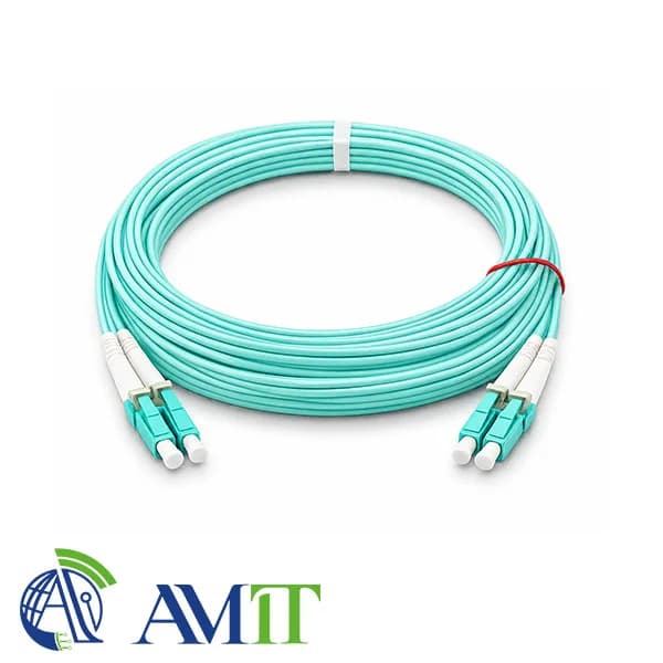پچکورد فیبر نوری مالتی مود LC-LC OM3 داپلکس 1 متری نگزنس — تصویر ۲
