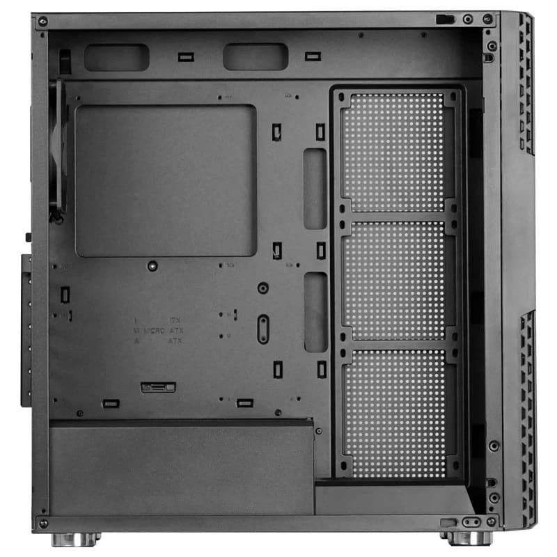 کیس کامپیوتر فاطر F-700B Mid Tower مشکی — تصویر ۲