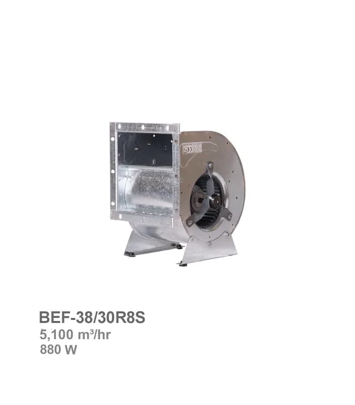 فن سانتریفیوژ دوطرفه فوروارد دمنده مدل BEF-38/30R8S — تصویر ۲
