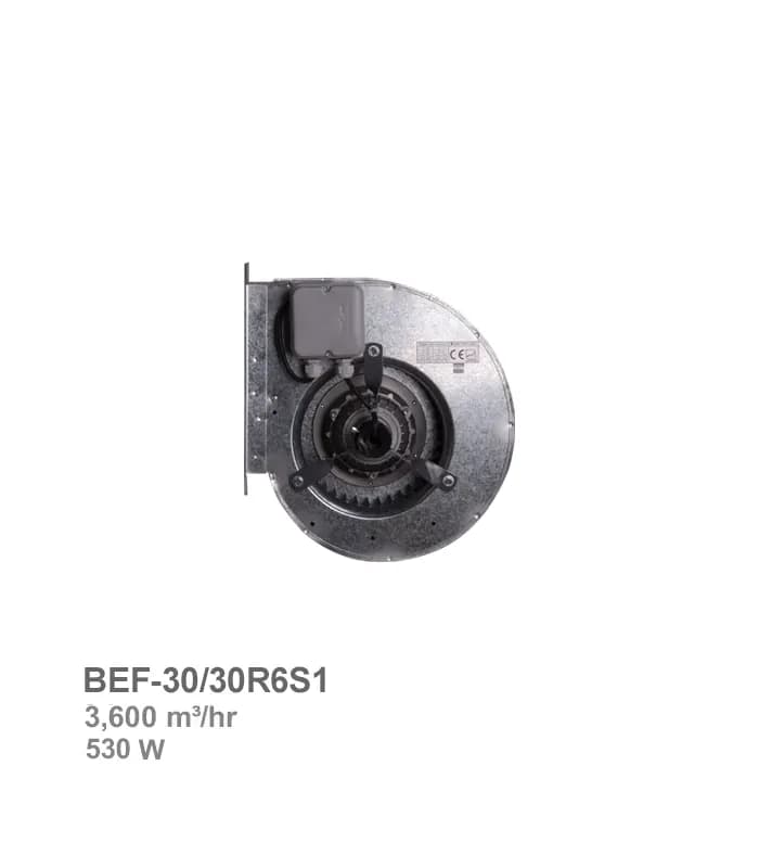 فن سانتریفیوژ دوطرفه سه سرعته فوروارد دمنده BEF-30/30R6S1 — تصویر ۲