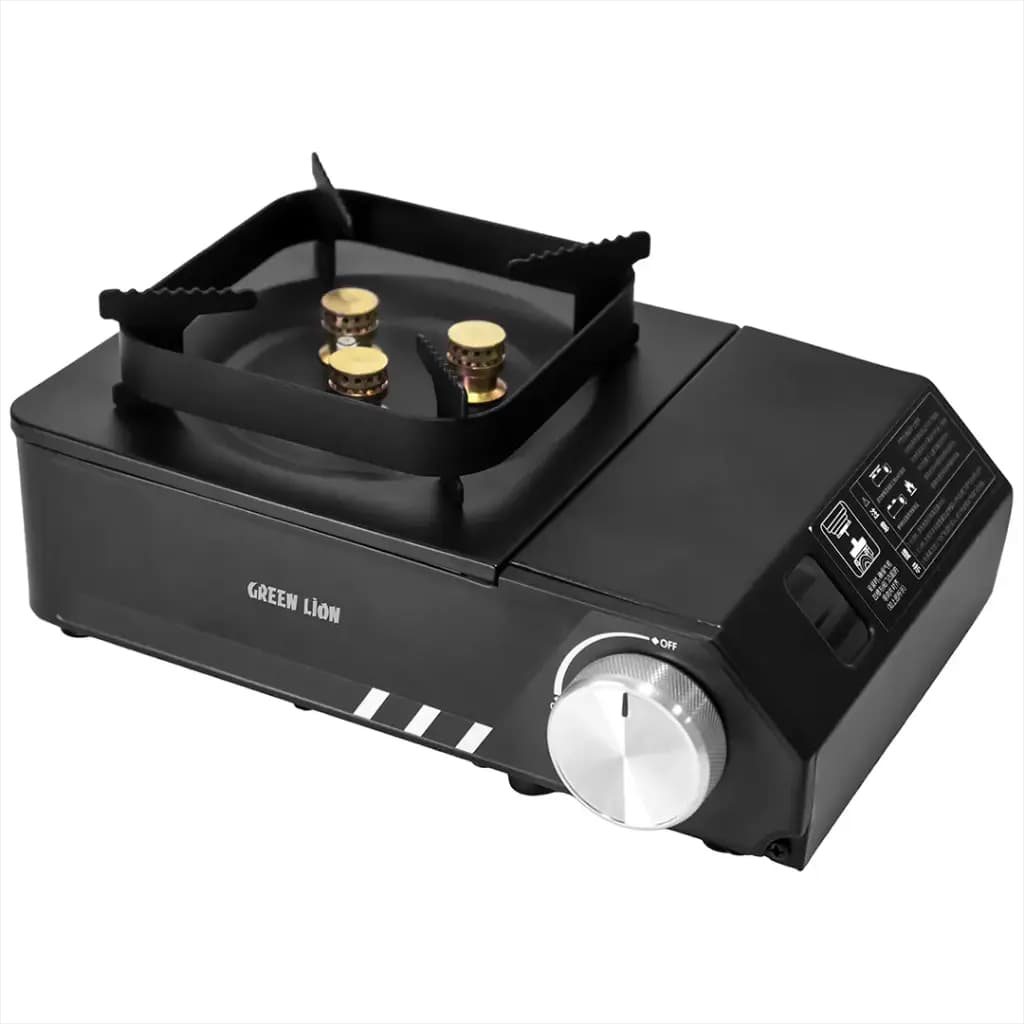 اجاق گاز مسافرتی ۳ شعله گرین لاین مدل Green Lion Flamo 3 Burner Stove – Black — تصویر ۶