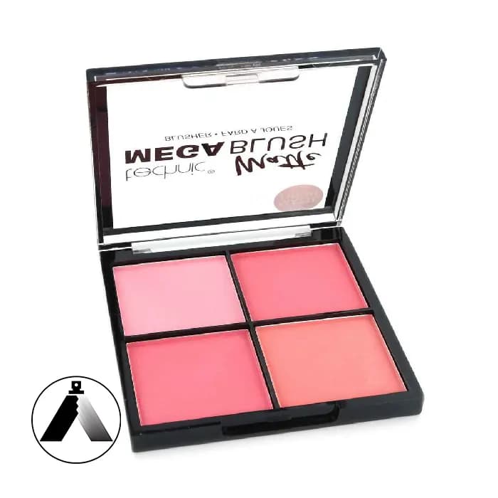 پالت رژگونه 4 رنگ مات Mega تکنیک — تصویر ۷