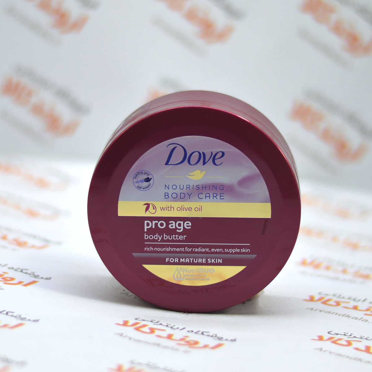 کره بدن داو Dove مدل Olive Oil