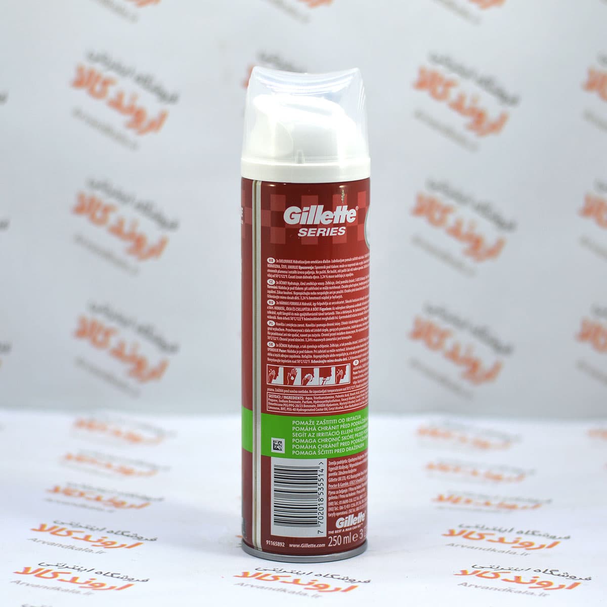 فوم اصلاح ژیلت Gillette مدل Sensitive — تصویر ۵
